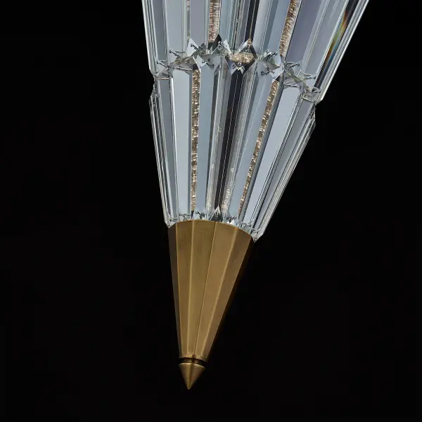 Allungato 1-Light LED Pendant in True Brass - Image 3