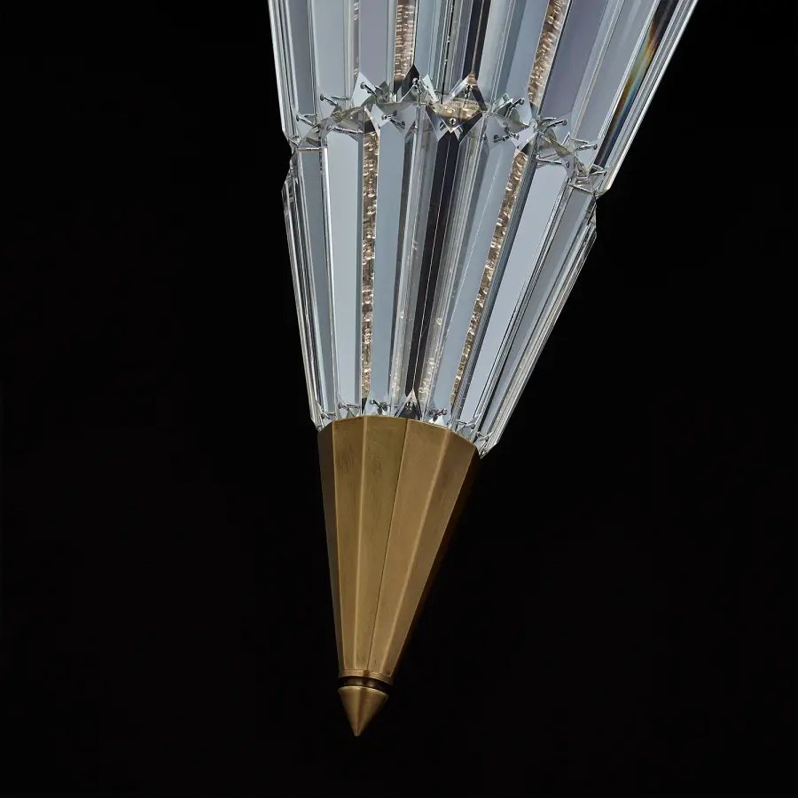 Allungato 1-Light LED Pendant in True Brass - Image 3