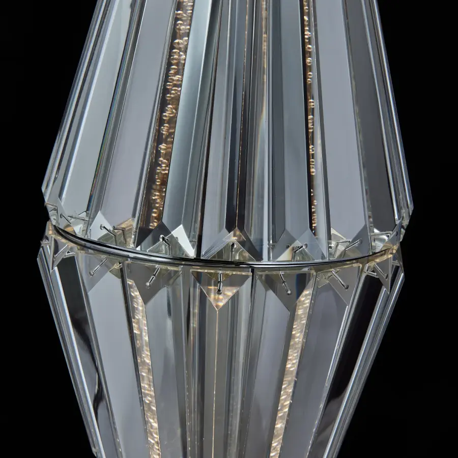Allungato 3-Light LED Pendant in True Brass - Image 5