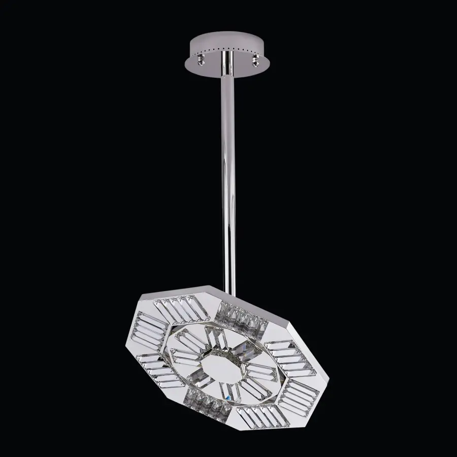 Tempo Small Silver Pendant - Image 1