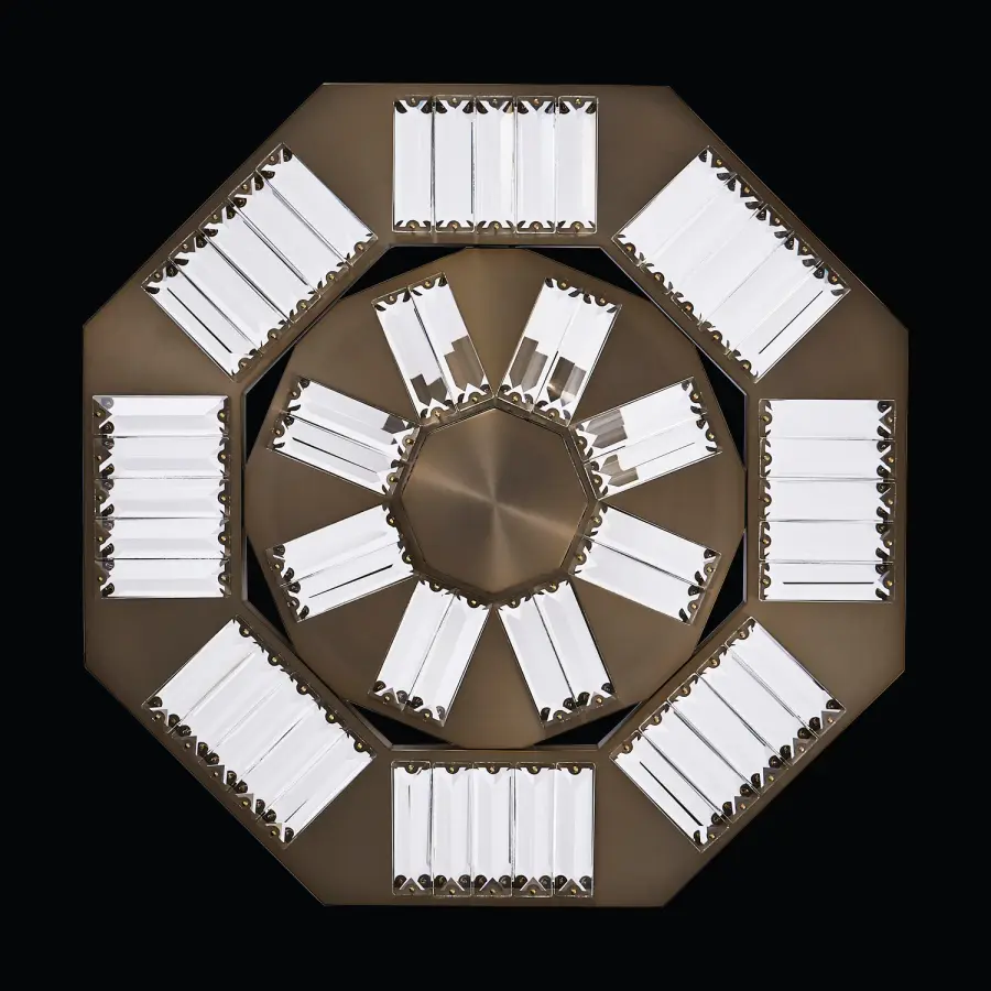 Tempo Small Pendant in Winter Brass - Image 4