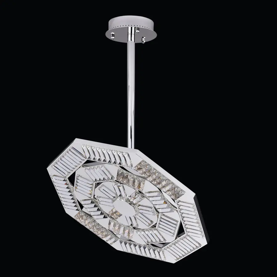 Tempo Medium Silver Pendant - Image 1
