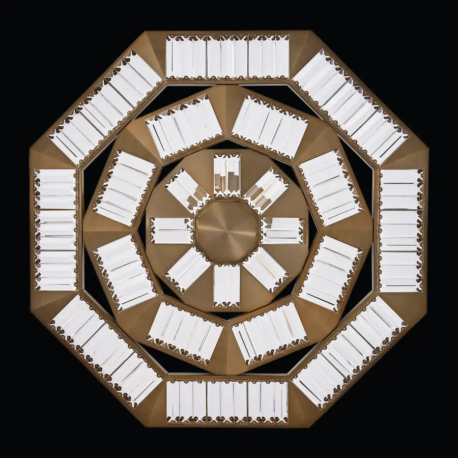Tempo Medium Pendant in Winter Brass - Image 2