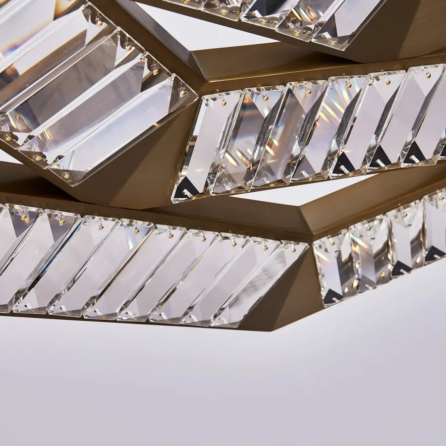 Tempo Large Pendant in Winter Brass - Image 5