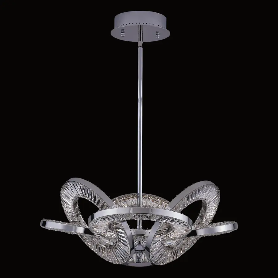 Rotondo Chrome Crystal Pendant - Image 1