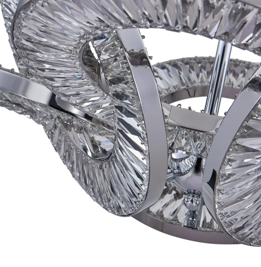 Rotondo Chrome Crystal Pendant - Image 2