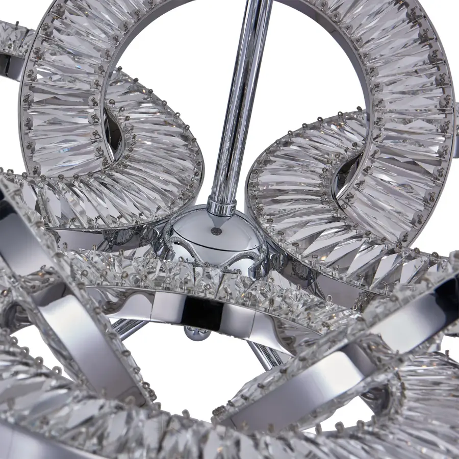 Rotondo Chrome Crystal Pendant - Image 3