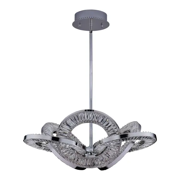Rotondo Chrome Crystal Pendant - Image 4