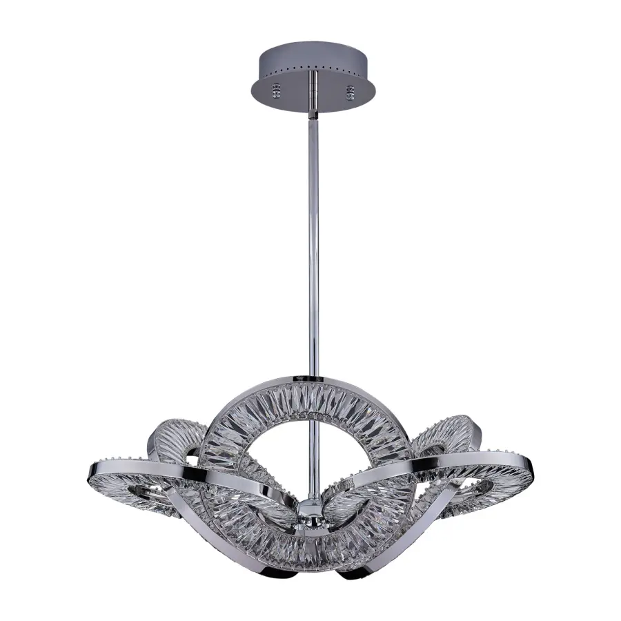 Rotondo Chrome Crystal Pendant - Image 5