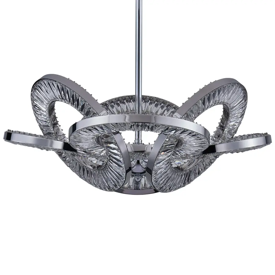 Rotondo Chrome Crystal Pendant - Image 6