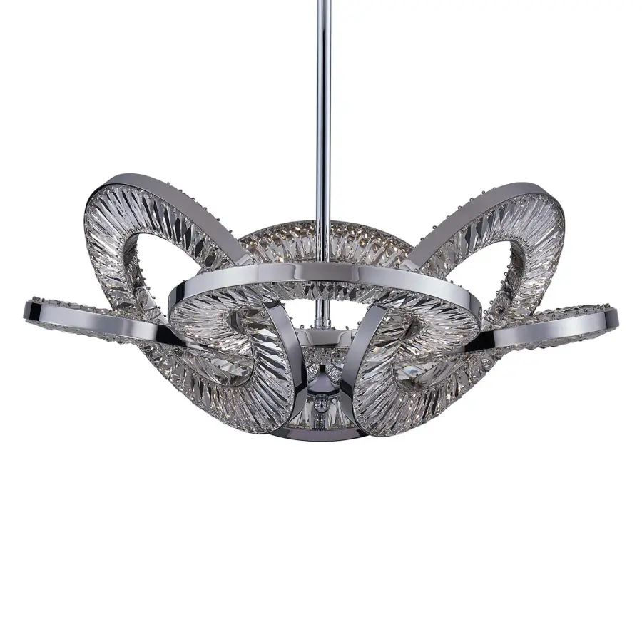 Rotondo Chrome Crystal Pendant - Image 7