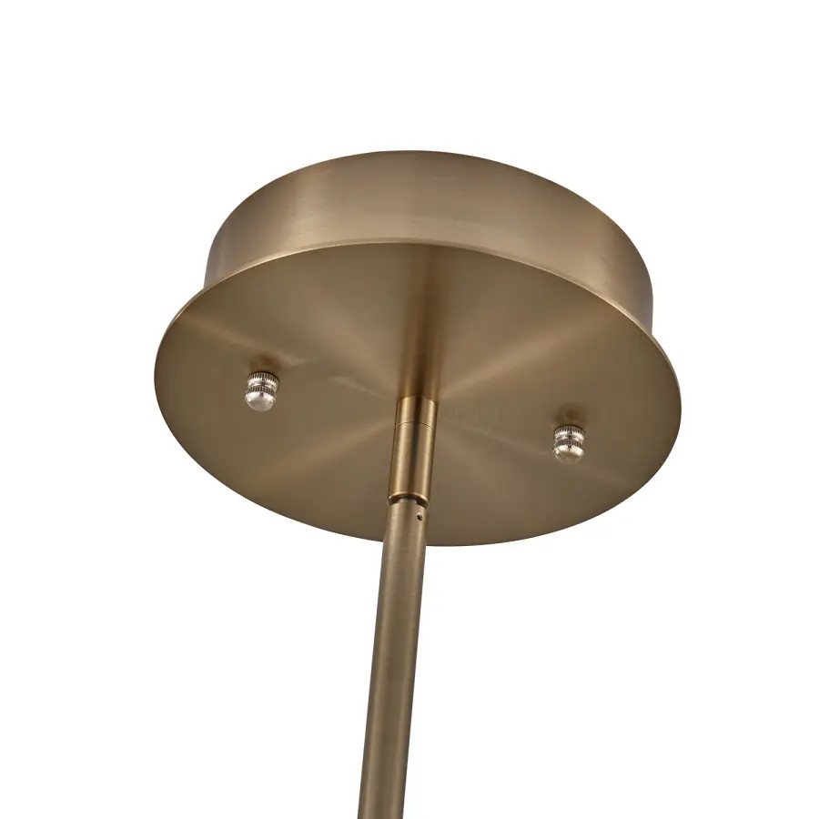 Rotondo Crystal LED Pendant in Winter Brass - Image 5
