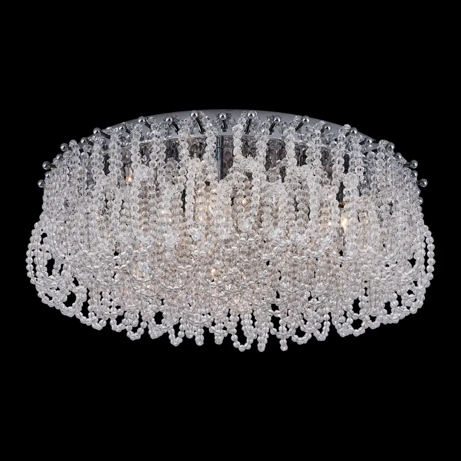 Loops 24" Flush Mount in Polished Chrome - Image 1