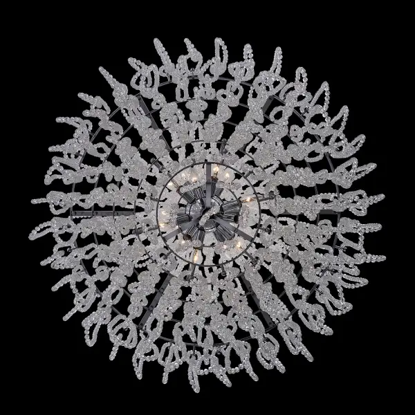 Loops 34" Empire Pendant with Firenze Crystal - Image 2