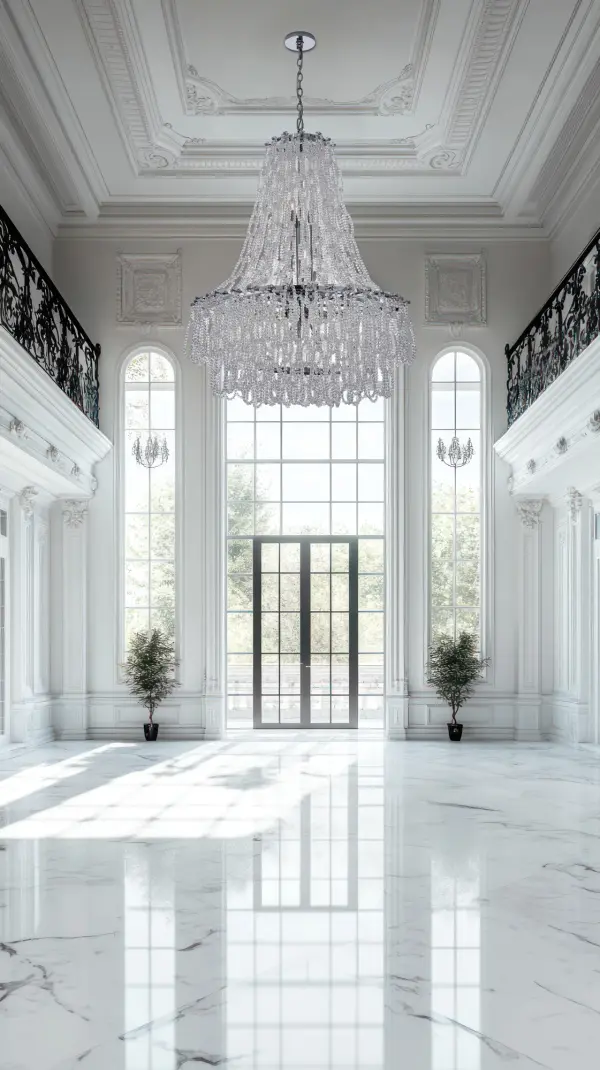 Loops 34" Empire Pendant with Firenze Crystal - Image 6