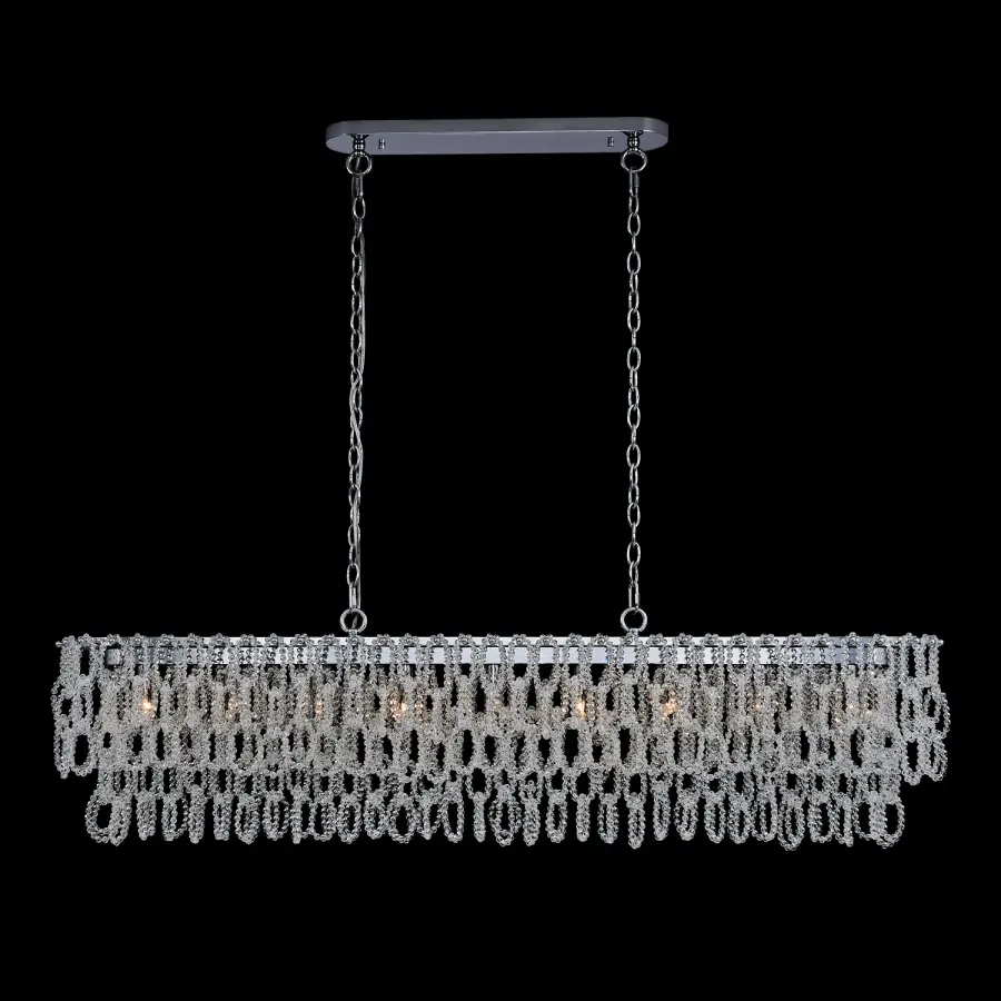 Loops Linear Pendant in Polished Chrome - Image 2