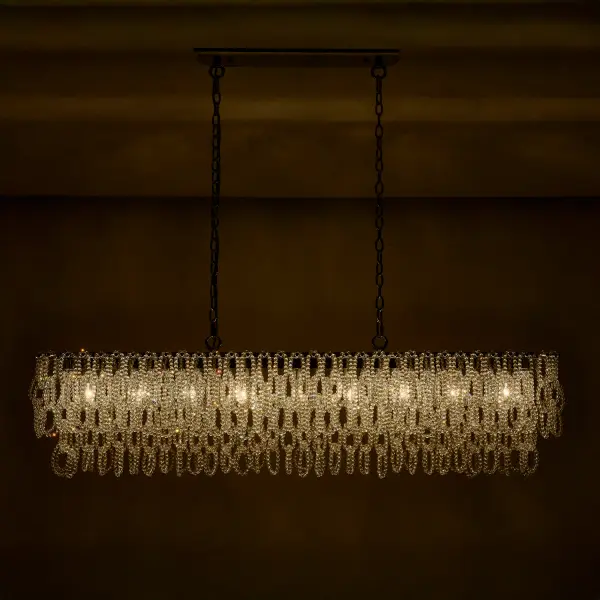 Loops Linear Pendant in Polished Chrome - Image 5