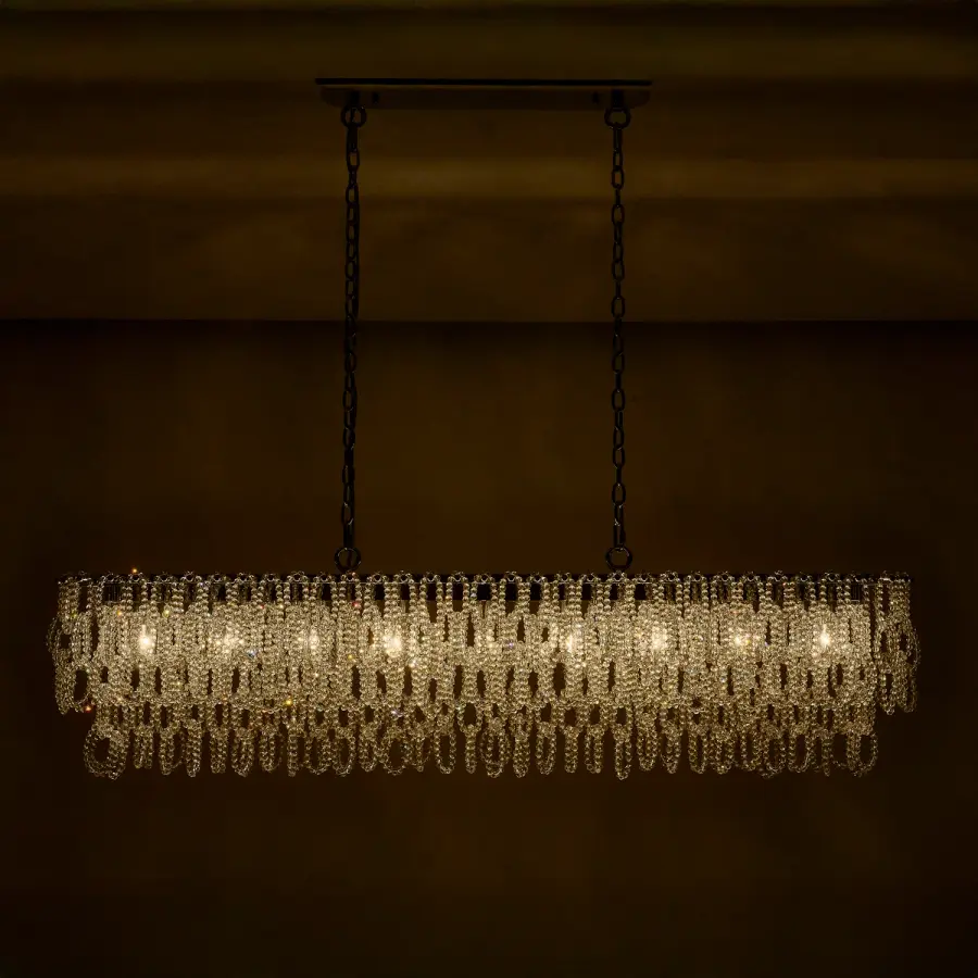 Loops Linear Pendant in Polished Chrome - Image 5