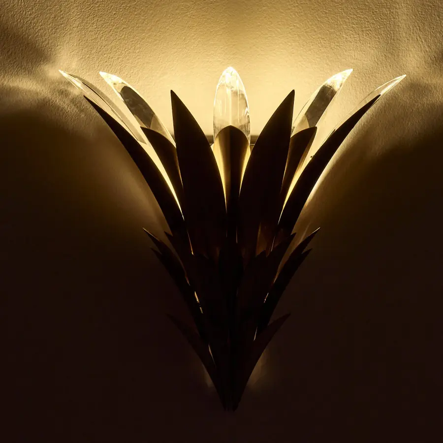 Roche Wall Sconce in Winter Brass - Image 3
