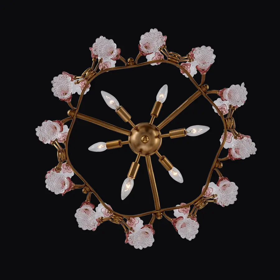 Bella 26" Pendant in Antique Brass - Image 2