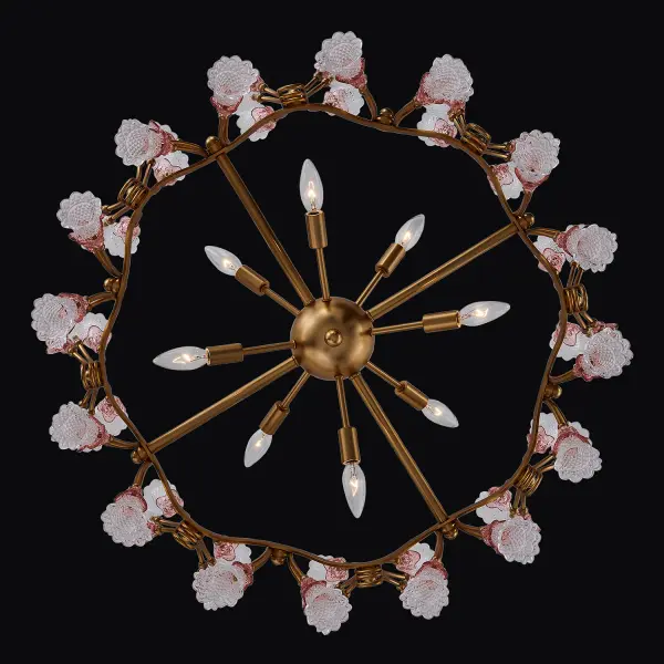 Bella 32" Pendant in Antique Brass - Image 2