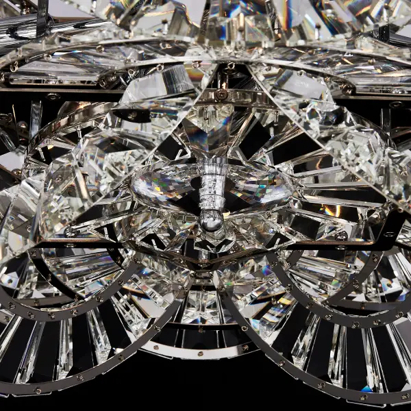 Luminoso 32" 14-Light Crystal Chandelier in Polished Chrome - Image 7