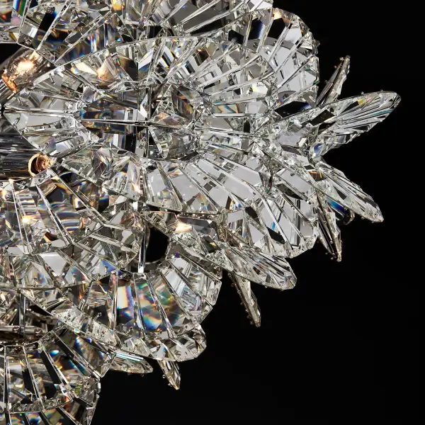 Luminoso 38" 18-Light Crystal Chandelier in Polished Chrome - Image 11