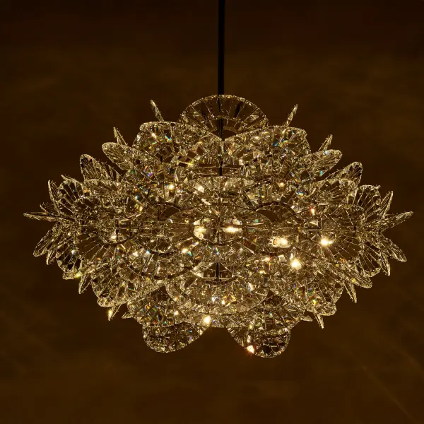 Luminoso 38" 18-Light Crystal Chandelier in Polished Chrome - Image 13