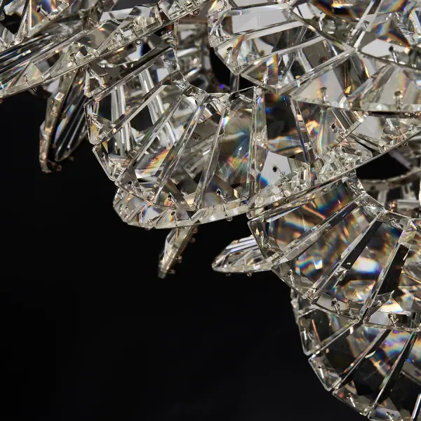 Luminoso 38" 18-Light Crystal Chandelier in Polished Chrome - Image 7