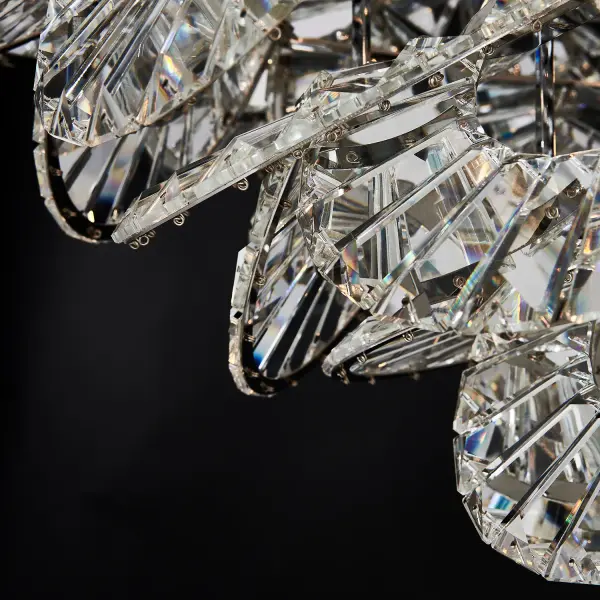 Luminoso 38" 18-Light Crystal Chandelier in Polished Chrome - Image 9