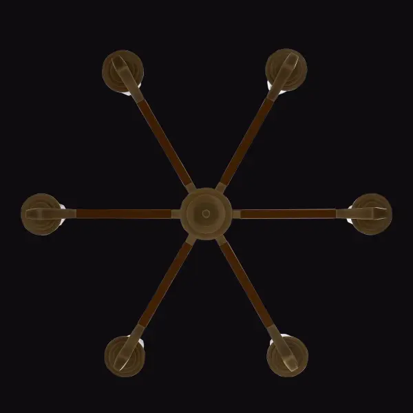 Misto 6-Light LED Chandelier - Image 2