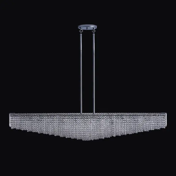 Elegant Linear Crystal Pendant Perfect for Kitchen Islands - Image 1