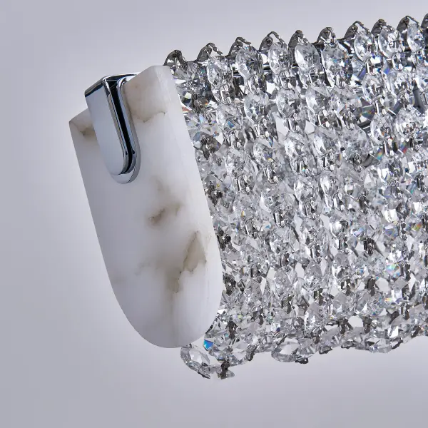 Elegant Linear Crystal Pendant Perfect for Kitchen Islands - Image 3