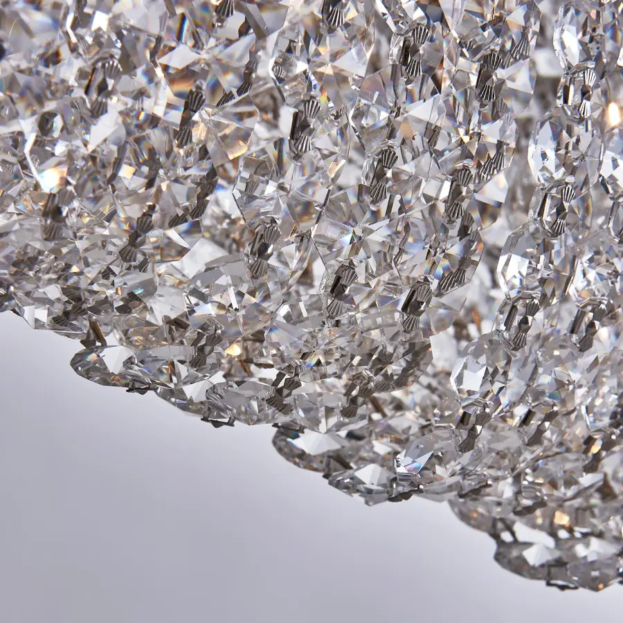 Elegant Linear Crystal Pendant Perfect for Kitchen Islands - Image 4