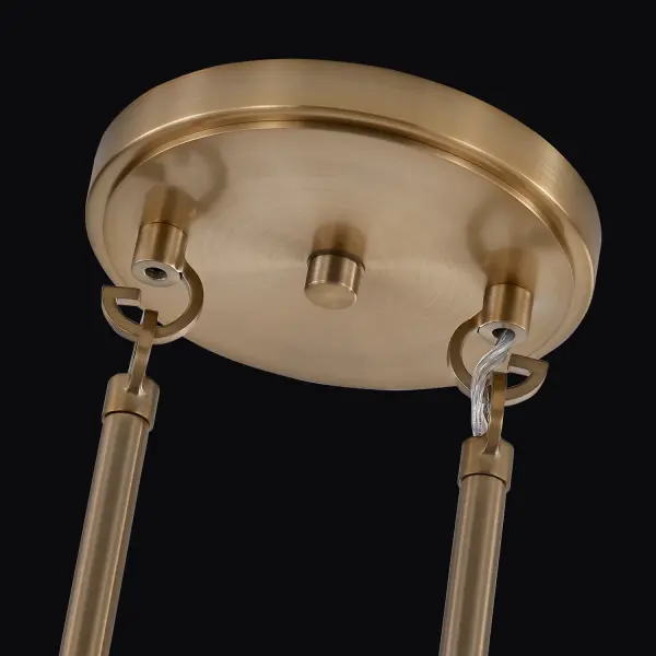 Durant Winter Brass Linear Island Pendant - Image 3