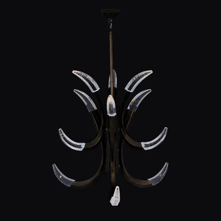 Corna 2-Tier LED Chandelier - Image 1