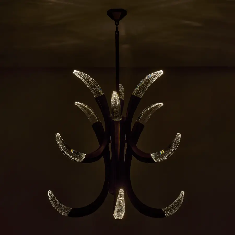 Corna 2-Tier LED Chandelier - Image 5