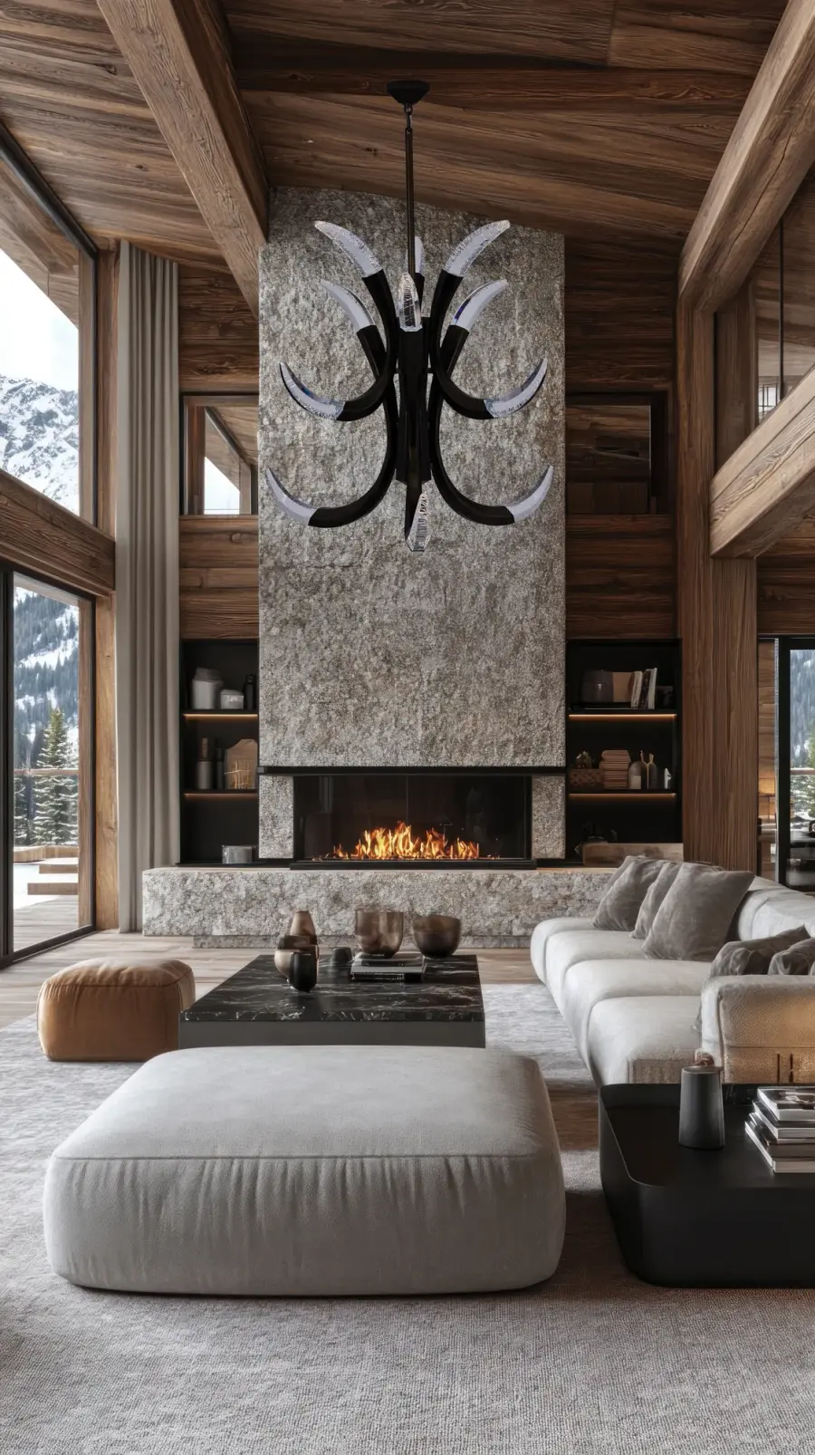 Corna 2-Tier LED Chandelier - Image 6