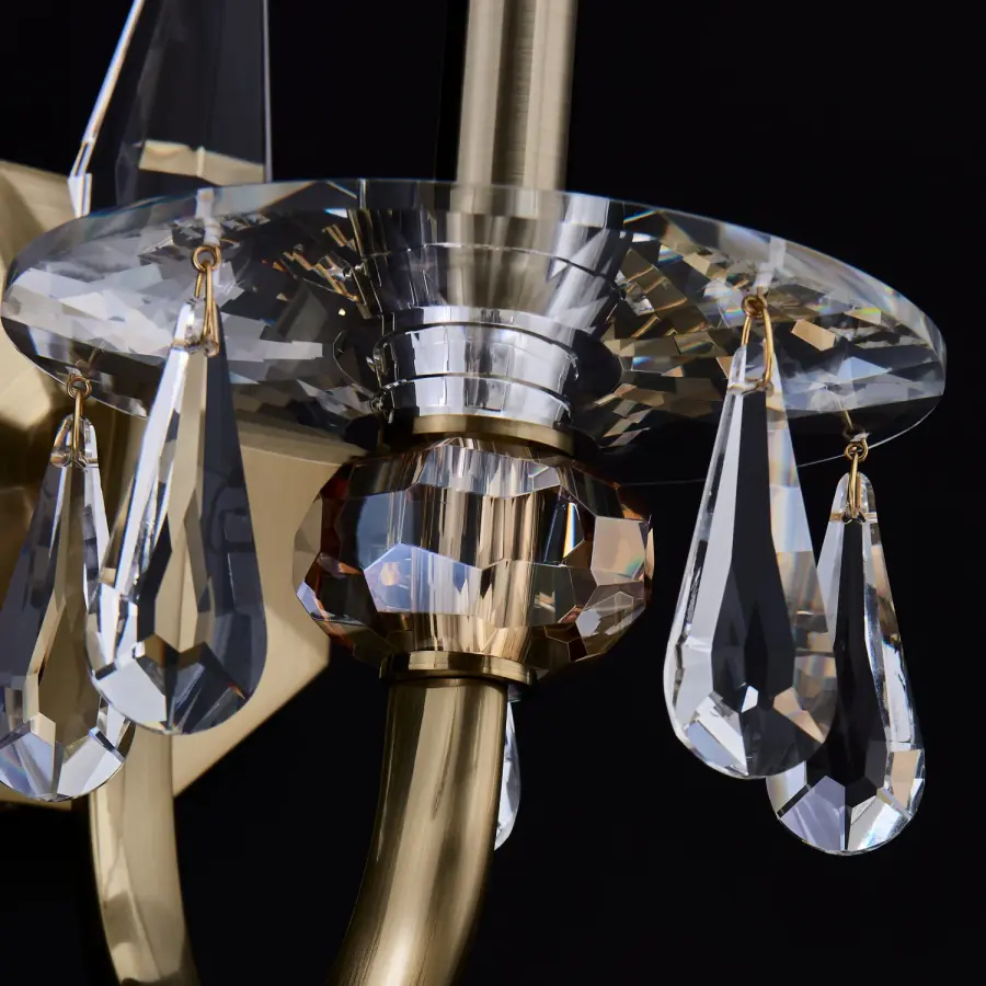 Passo Champagne Gold Wall Sconce - Image 3