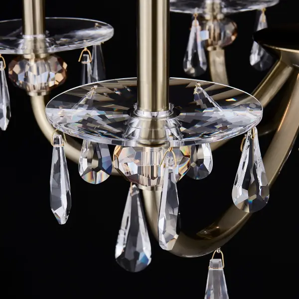 Passo 6-Light Crystal Chandelier in Champagne Gold - Image 3