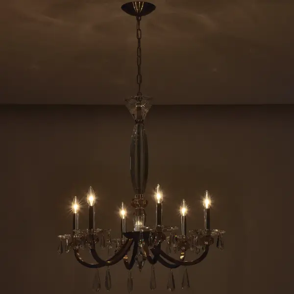 Passo 6-Light Crystal Chandelier in Champagne Gold - Image 5