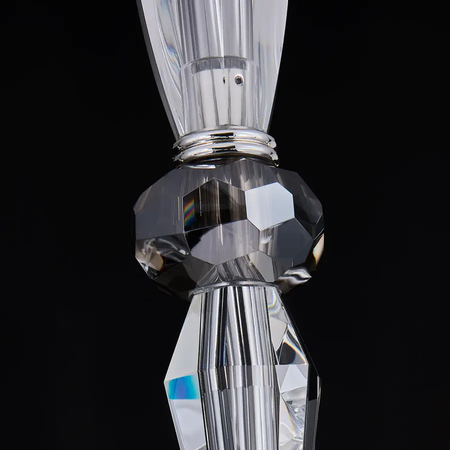 Passo 8-Light Crystal Chandelier in Polished Silver - Image 5