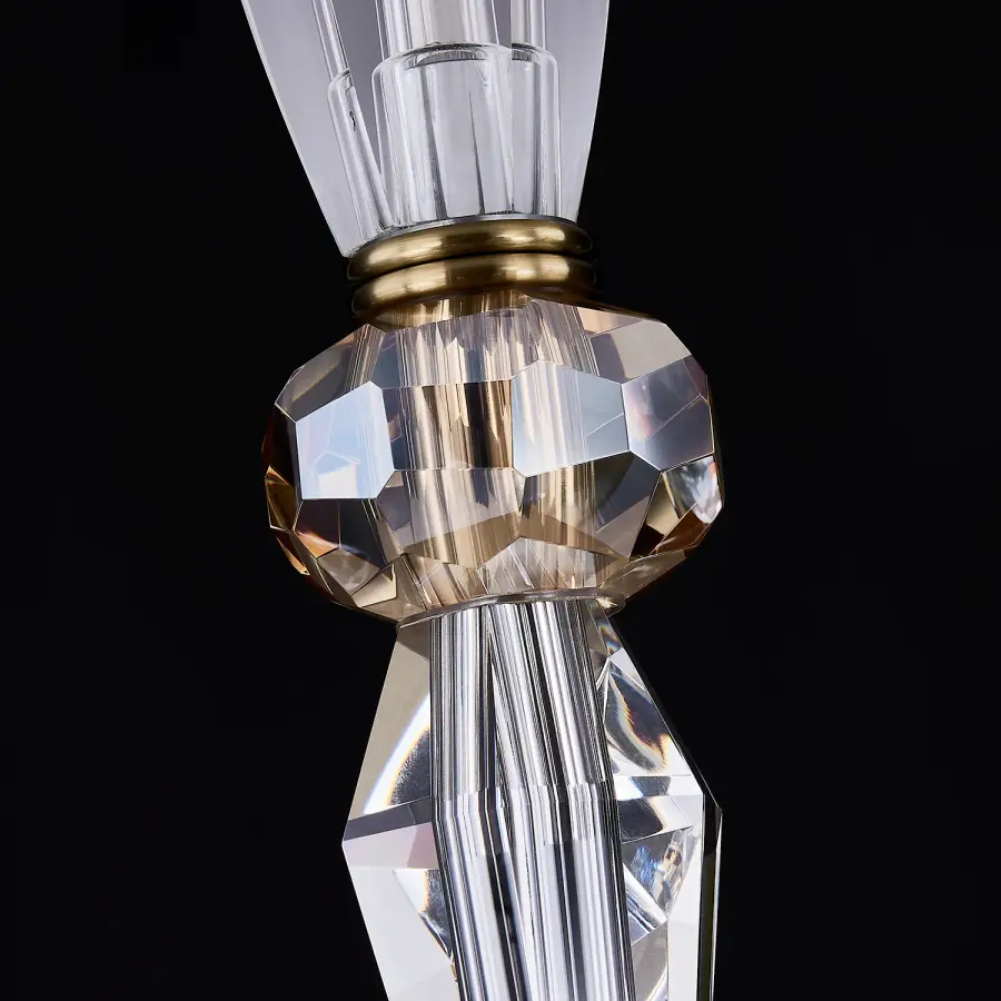 Passo 8-Light Crystal Chandelier in Champagne Gold - Image 4