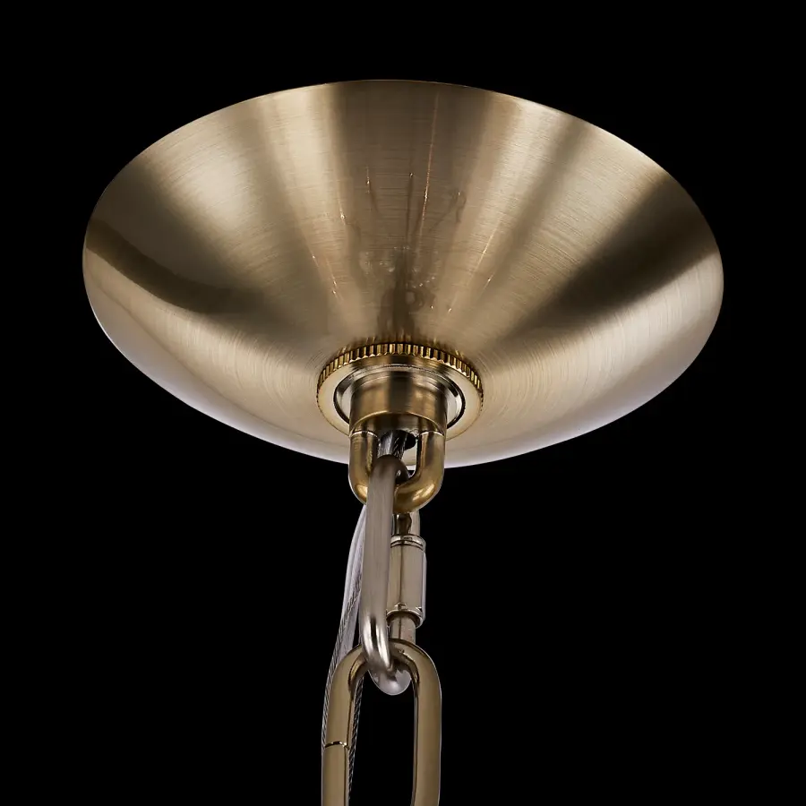 Passo 15-Light Crystal Chandelier in Champagne Gold - Image 3