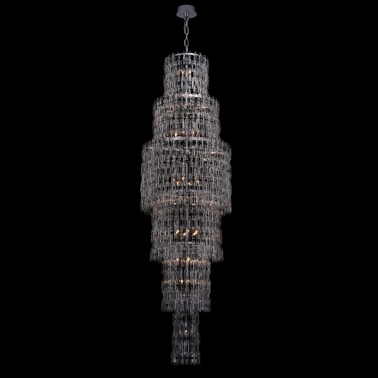 Catene Oversized Foyer Light in Polished Chrome