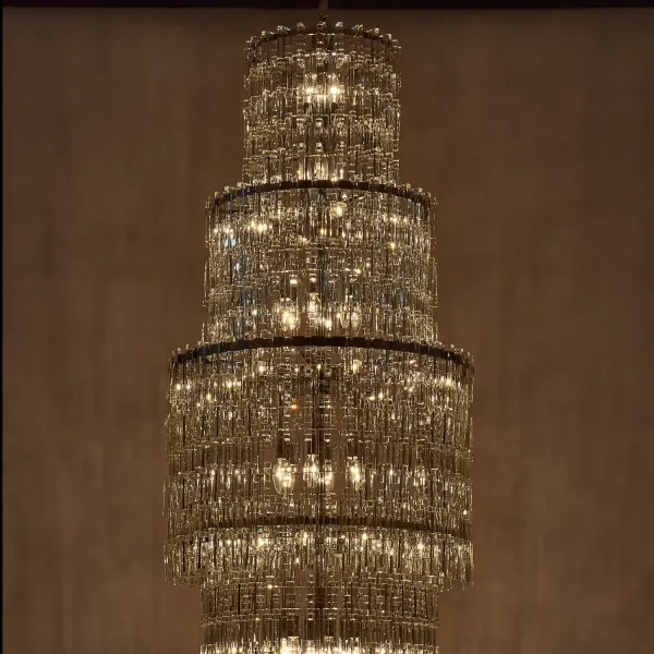 Catene Oversized Foyer Light in Polished Chrome - Image 4
