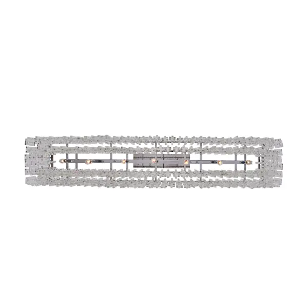 Catene 60" Crystal Linear Pendant in Polished Chrome - Image 3