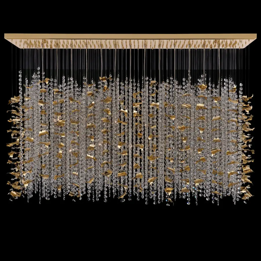 Floating Leaves Custom Flush Mount - Image 1