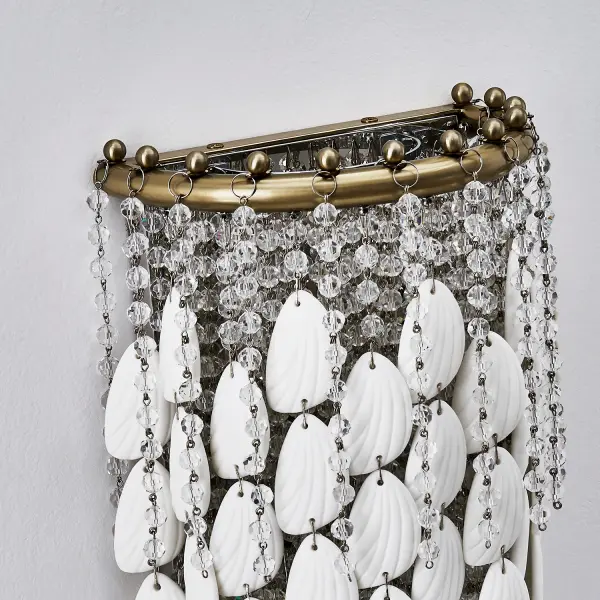 Farfalle 2-Light Crystal Wall Sconce in Brushed Champagne Gold - Image 13