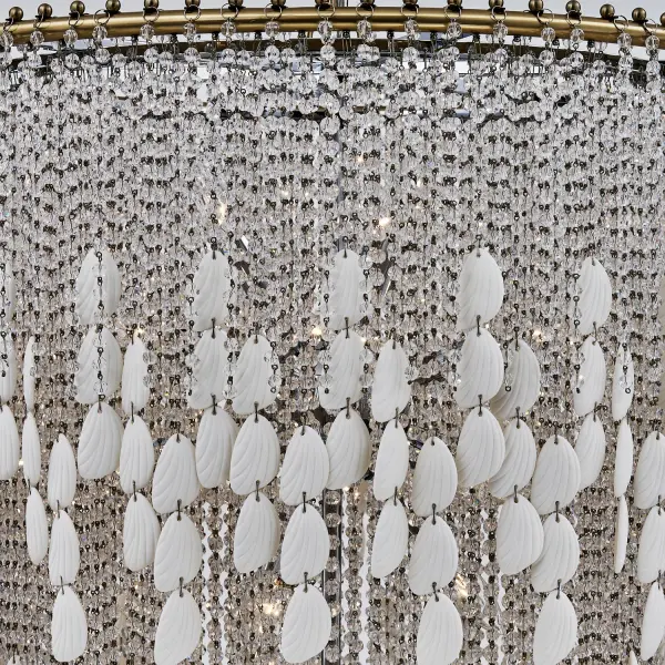Farfalle 28" 18-Light Crystal Chandelier in Brushed Champagne Gold - Image 15